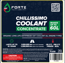 CHILLISSIMO COOLANT CONCENTRATE GREEN 20L FORTE ORGANIC LING LIFE