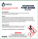 SPLENDIORE TYRE SHINE SILICONE 20L FORTE HIGH GLOSS SOLVENT