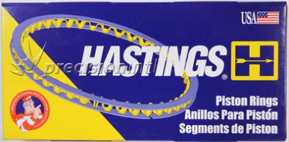 PISTON RINGS .40 OVERSIZED HASTINGS MERC