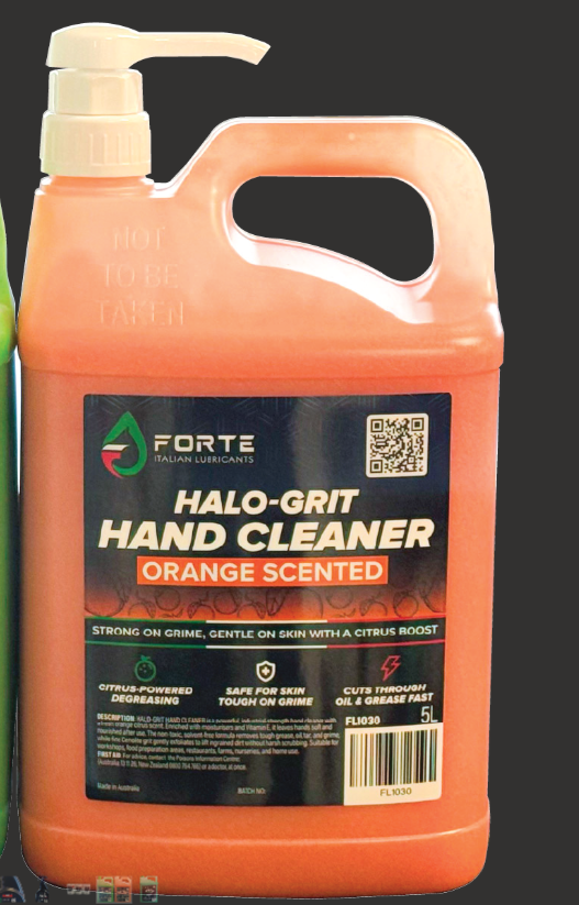 HALO-GRIT HAND CLEANER 5L FORTE ORANGE-SCENTED GRIT