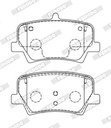 REAR PADS FERODO VOLVO