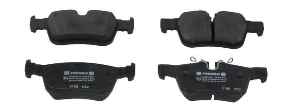 REAR PADS FERODO VOLVO