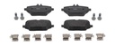 REAR PADS FERODO MERC