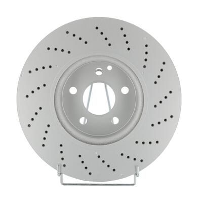 FRONT DISC 322MM CROSS DRILLED FERODO MERC