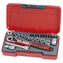 TENG 24PCE 1/4" DR. MINI METRIC SOCKET SET