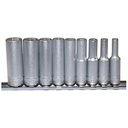 TENG 9PCE 1/4" DR. METRIC DEEP SOCKET SET 4-13MM 6PNT