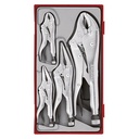 TENG 5PCE POWER GRIP PLIER SET - TC-TRAY