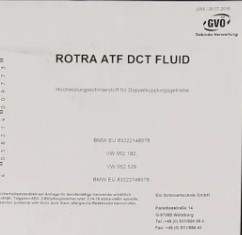 GEAR OIL 4L DSG / DCT ROTRA ENI