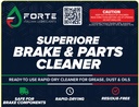 SUPERIORE BRAKE & PARTS CLEANER 200L FORTE SOLVENT