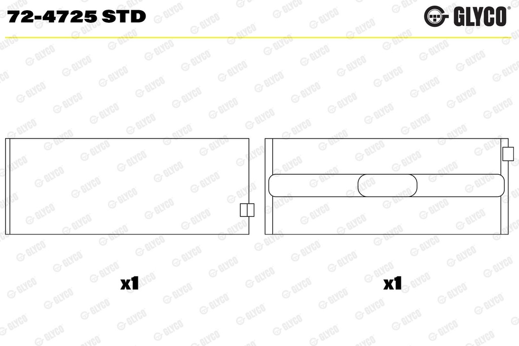 MAIN BEARING STD GLYCO MERC