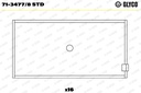 CONROD BEARING SET GLYCO MERC