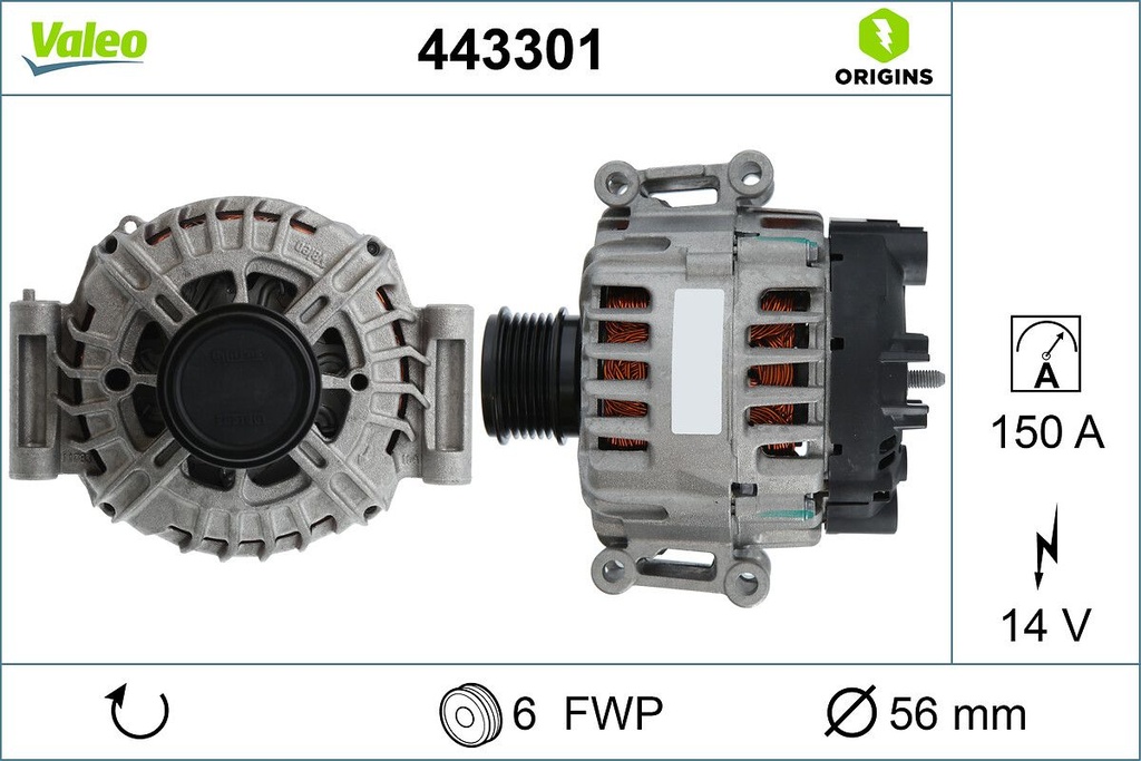 ALTERNATOR VALEO VAG