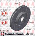 FRONT DISC RH ZIMMERMANN BMW