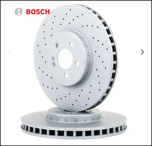 FRONT DISC 360MM CROSS DRILLED BOSCH MERC [178MM HUB]