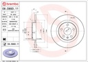 REAR DISC 280MM BREMBO VOLVO