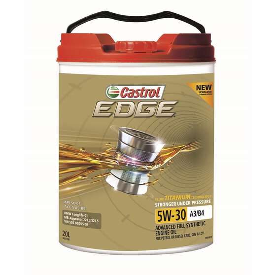 ENGINE OIL 20L 5W30 A3/B4 EDGE CASTROL