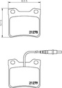 REAR PADS PAGID PSA [DNO]
