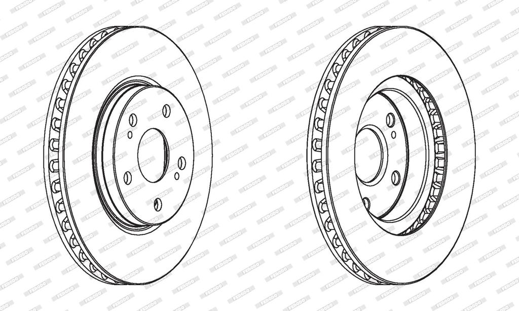 FRONT DISC FERODO LEXUS