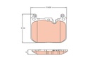 BRAKE PADS FRONT BREMBO MINI