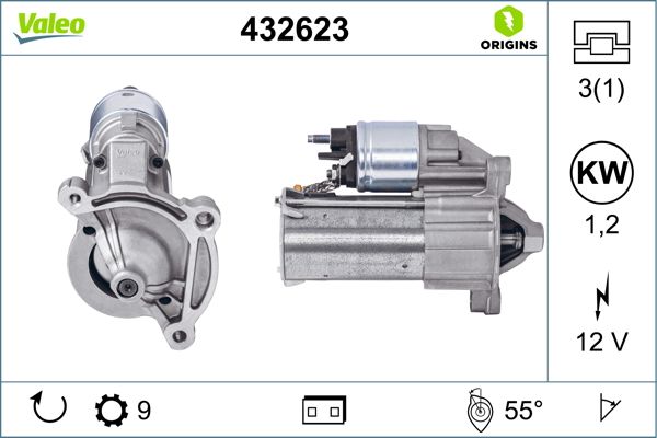 STARTER MOTOR VALEO PSA