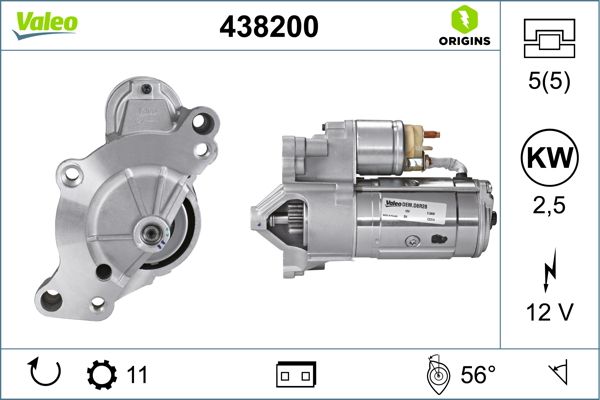 STARTER MOTOR VALEO 308/C4 PICASSO 2.0HD