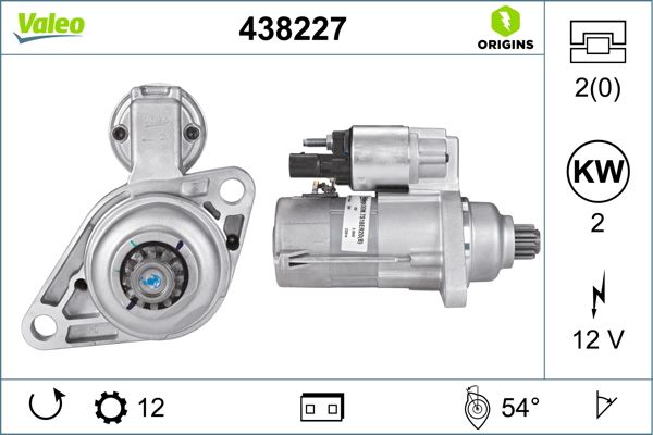 STARTER MOTOR VALEO VAG