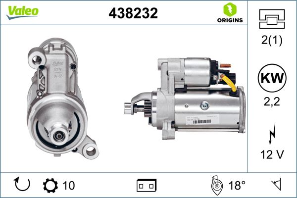 STARTER MOTOR VALEO VAG