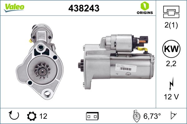 STARTER MOTOR VALEO VAG