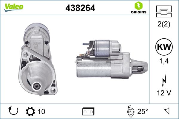 STARTER MOTOR VALEO MERC