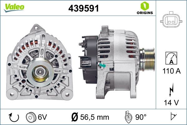 ALTERNATOR VALEO RENAULT