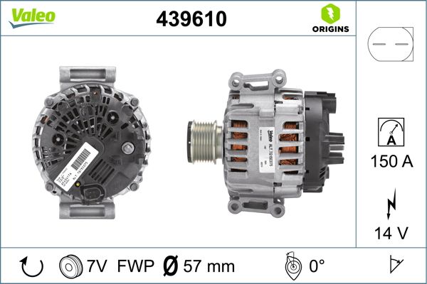ALTERNATOR VALEO MERC