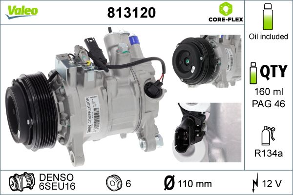 A/C COMPRESSOR VALEO BMW