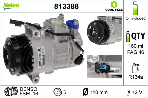 A/C COMPRESSOR VALEO MERC [DNO]