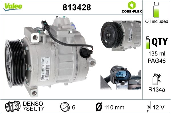 A/C COMPRESSOR VALEO BMW