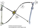 WINDOW REGULATOR LHF VALEO VAG