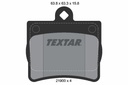 PADS REAR TEXTAR MERC