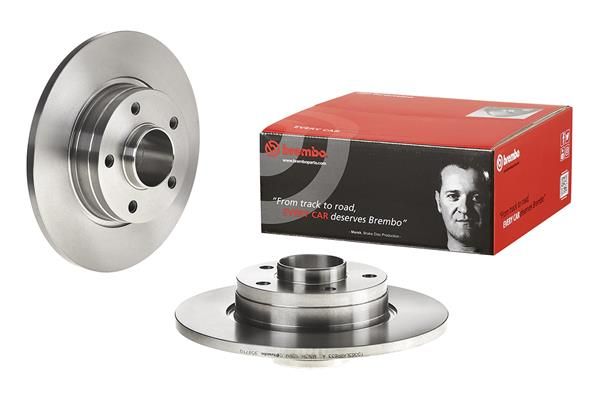 REAR DISC 280MM WITH HUB BREMBO RENAULT
