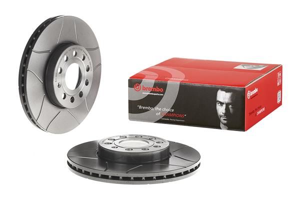 FRONT DISC BREMBO VAG SLOTTED 288MM