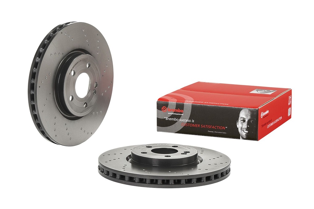 FRONT DISC 330MM XDRILLED BREMBO MERC