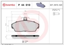 PADS FRONT BREMBO LAND ROVER