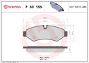 PADS REAR BREMBO MERC