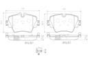 PADS FRONT BREMBO BMW/MINI