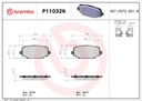 PADS REAR NAO TECH BREMBO FIAT