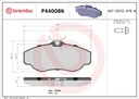 PADS FRONT BREMBO LAND ROVER