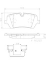 PADS REAR BREMBO LAND ROVER