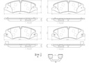 PADS FRONT BREMBO LAND ROVER