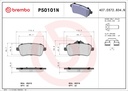 PADS REAR BREMBO MERC AMG
