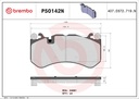 PADS FRONT BREMBO MERC