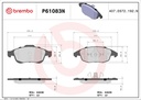 PADS FRONT BREMBO PSA