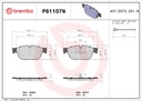 PADS FRONT BREMBO PSA